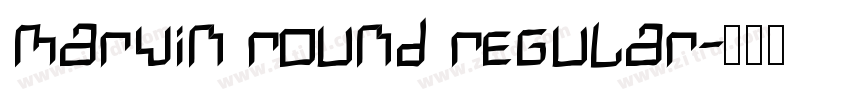 marvin round regular字体转换